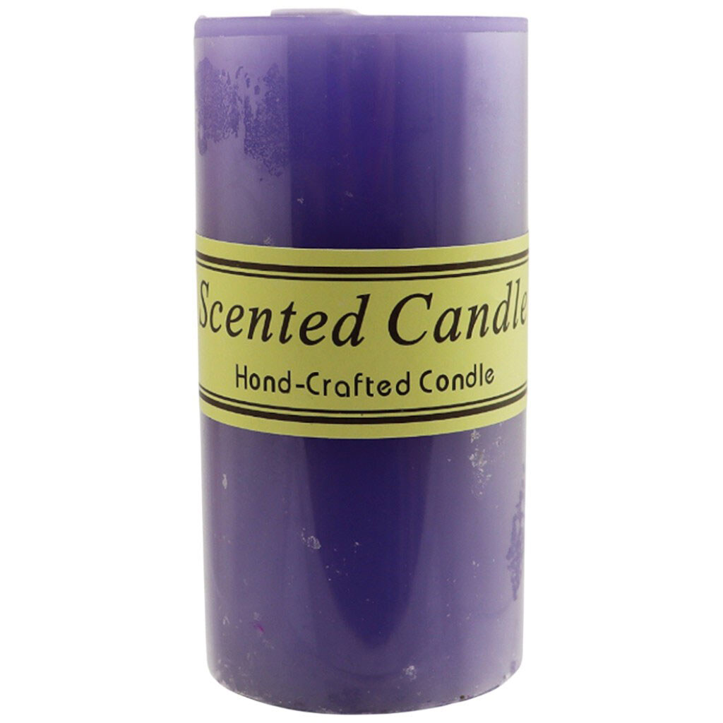 Свеча цилиндрическая ароматизированная цветная в ассортименте, 5х10 см - № 1 Свеча цилиндрическая ароматизированная цветная в ассортименте, 5х10 см - № 1