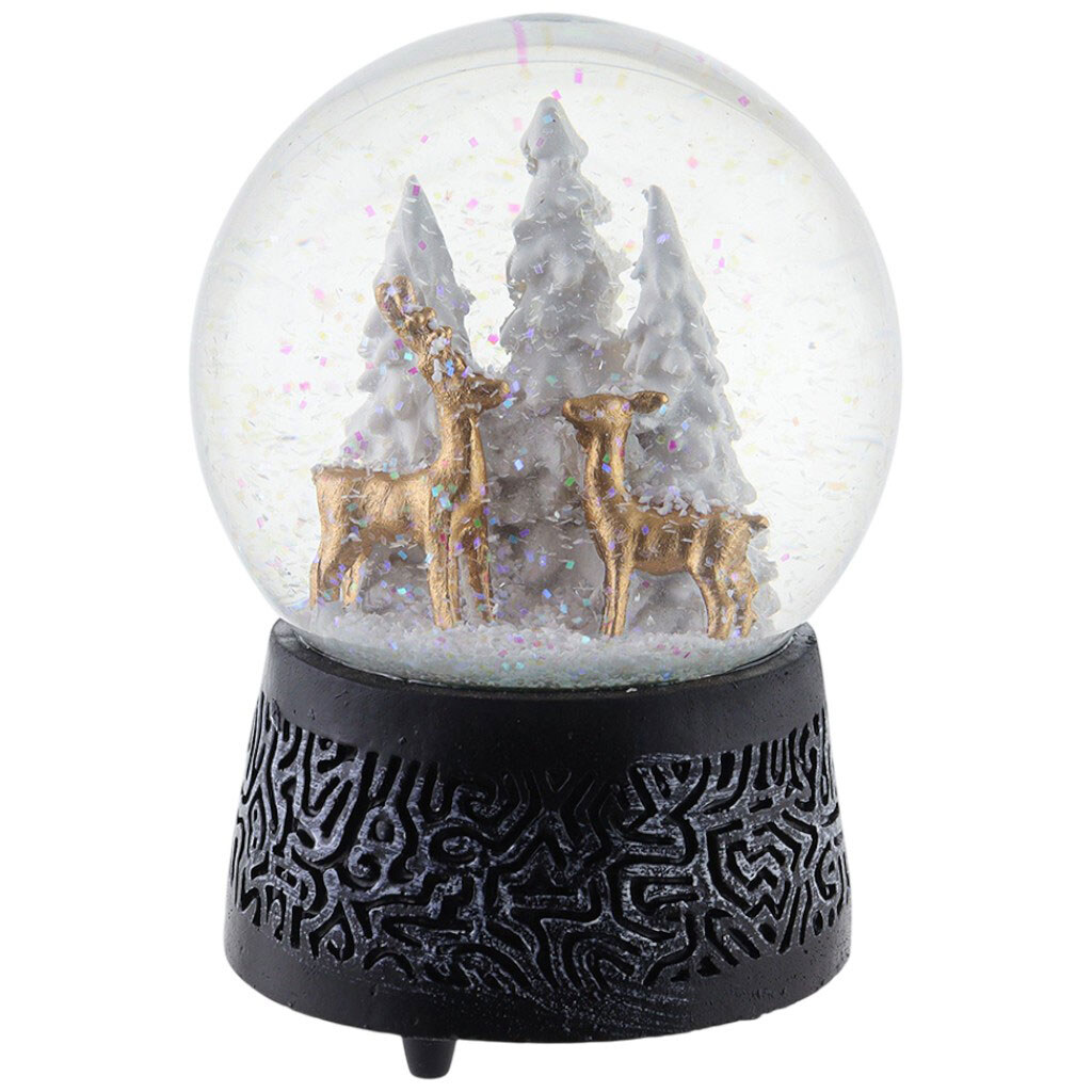 Статуэтка декоративная новогодняя музыкальная "Стеклянный шар", 10х10х15 см - № 1 Статуэтка декоративная новогодняя музыкальная "Стеклянный шар", 10х10х15 см - № 1