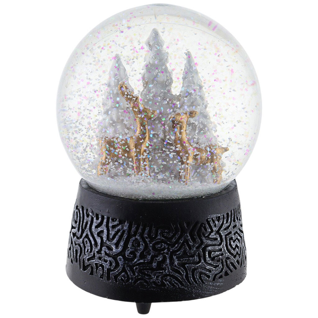 Статуэтка декоративная новогодняя музыкальная "Стеклянный шар", 10х10х15 см - № 2 Статуэтка декоративная новогодняя музыкальная "Стеклянный шар", 10х10х15 см - № 2