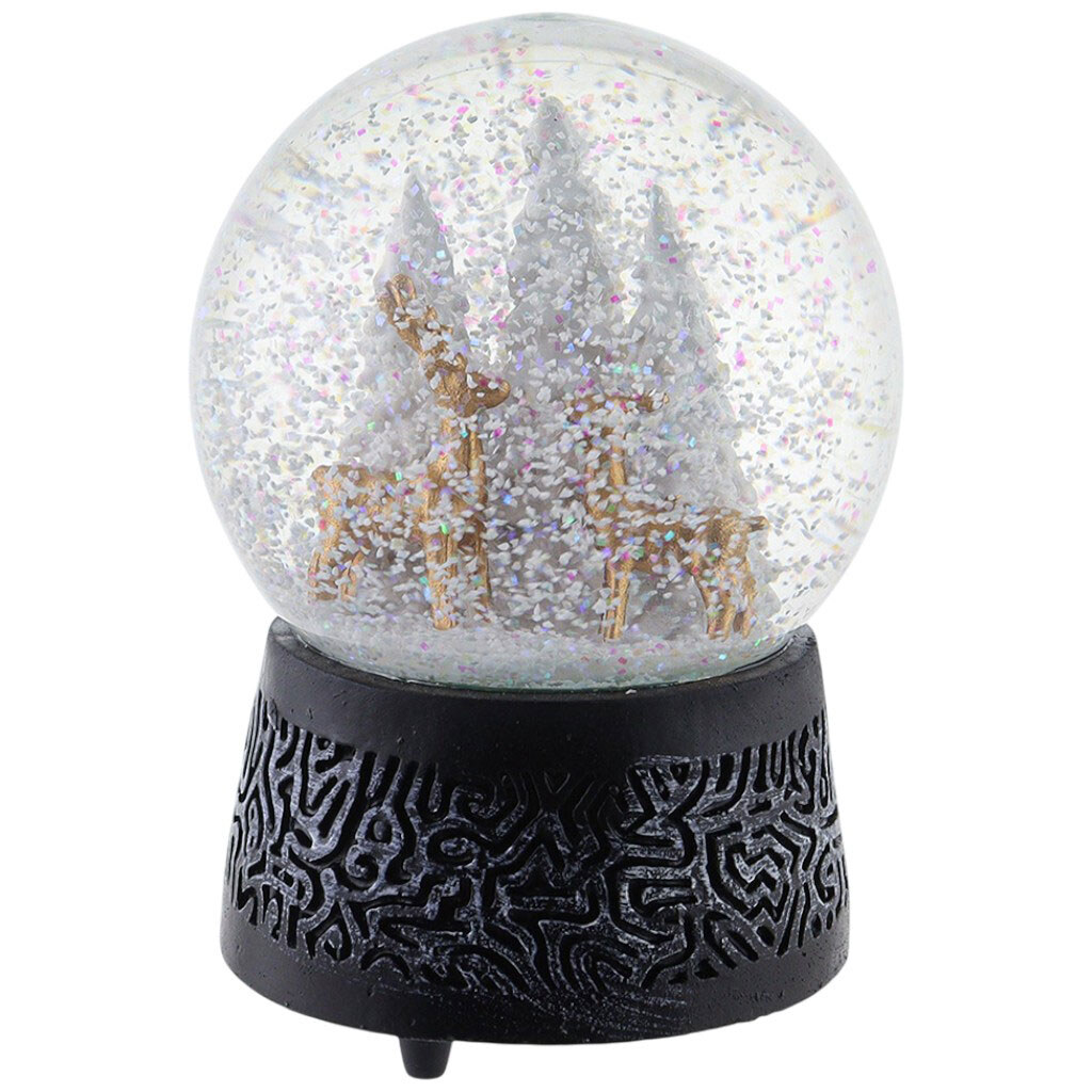 Статуэтка декоративная новогодняя музыкальная "Стеклянный шар", 10х10х15 см - № 3 Статуэтка декоративная новогодняя музыкальная "Стеклянный шар", 10х10х15 см - № 3