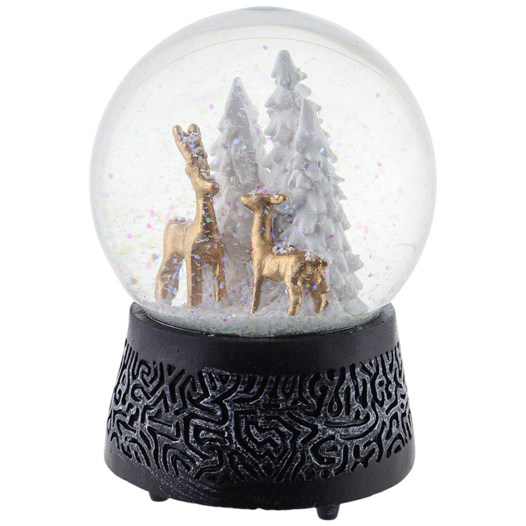 Статуэтка декоративная новогодняя музыкальная "Стеклянный шар", 10х10х15 см - № 4 Статуэтка декоративная новогодняя музыкальная "Стеклянный шар", 10х10х15 см - № 4