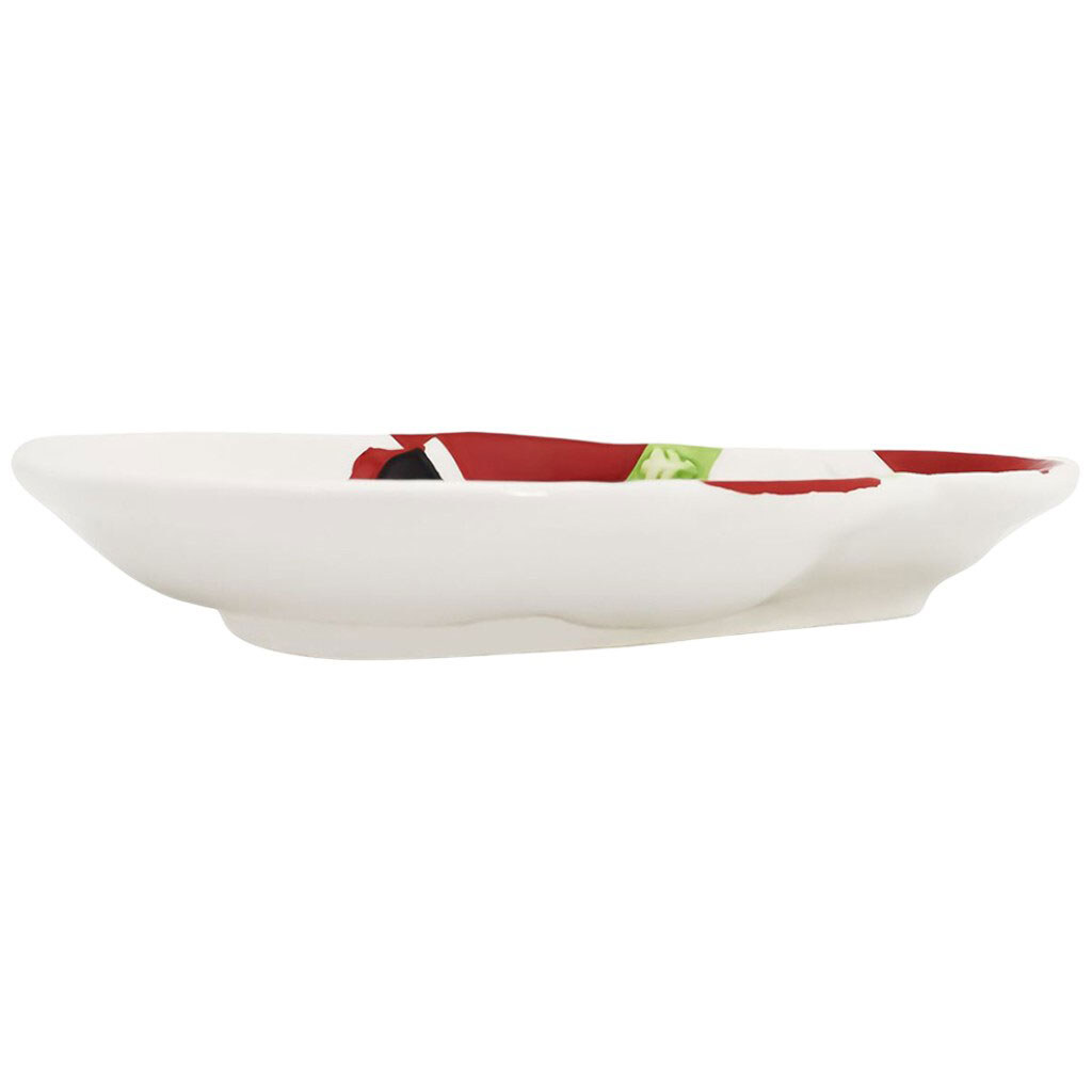 Тарілка порцелянова фігурна "Санта", 23,5х17,5х4 см - № 2 Тарілка порцелянова фігурна "Санта", 23,5х17,5х4 см - № 2