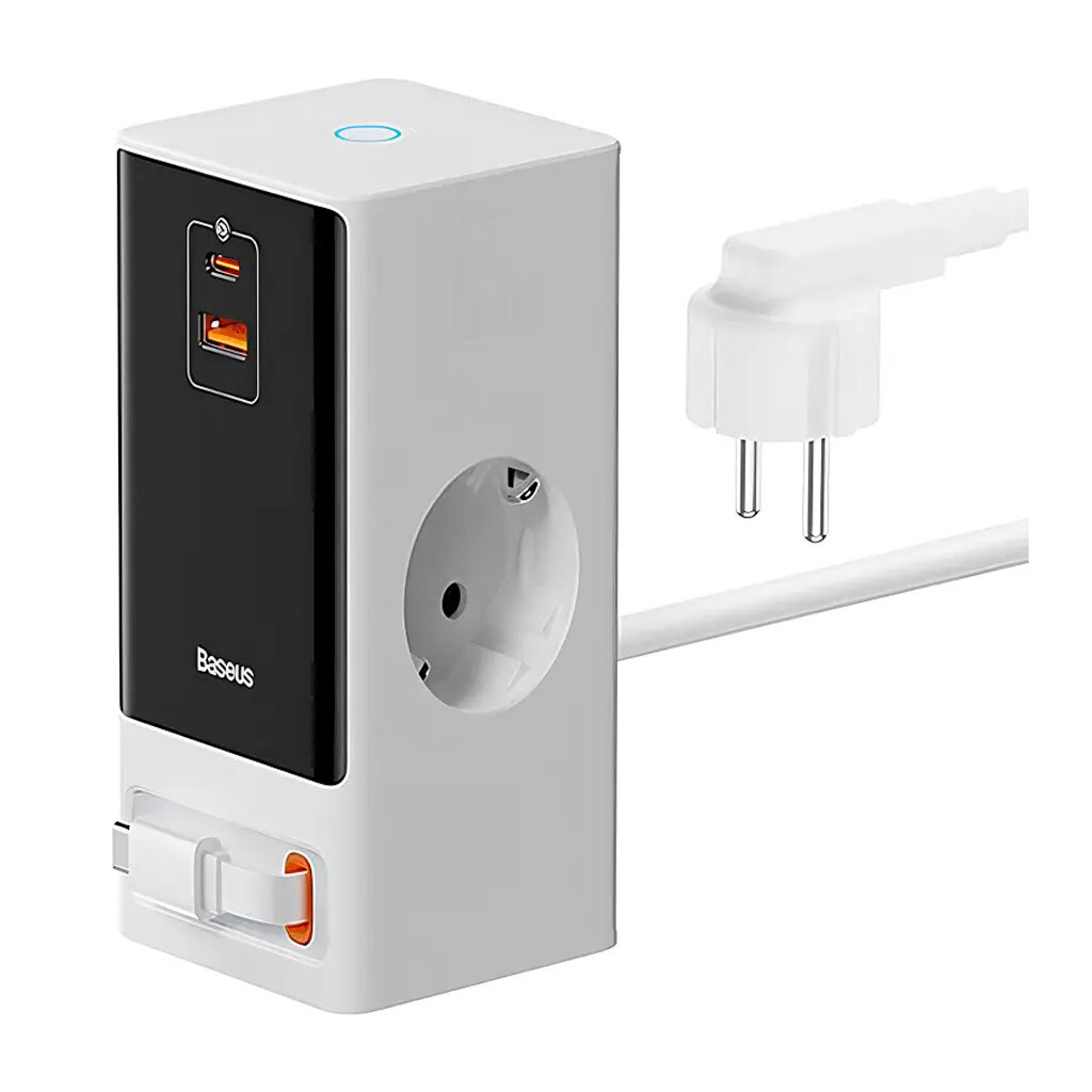 Сетевая зарядная станция Baseus PSLR000 OS PowerCombo, Белый - № 1 Сетевая зарядная станция Baseus PSLR000 OS PowerCombo, Белый - № 1