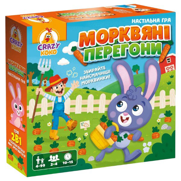 Игра настольная, маршрутная "Морковная гонка", Vladi Toys - № 1 Игра настольная, маршрутная "Морковная гонка", Vladi Toys - № 1