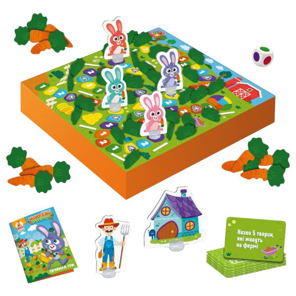 Игра настольная, маршрутная "Морковная гонка", Vladi Toys - № 3 Игра настольная, маршрутная "Морковная гонка", Vladi Toys - № 3