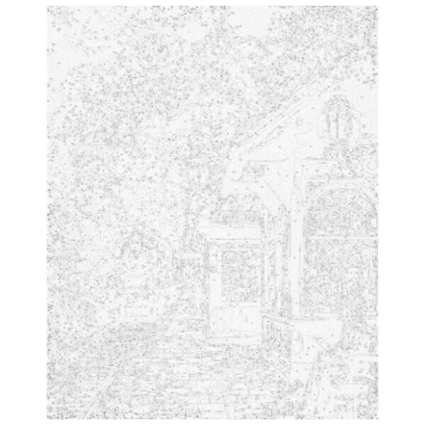 Картина по номерам "В ожидании поезда", 40x50 см, Origami - № 2 Картина по номерам "В ожидании поезда", 40x50 см, Origami - № 2