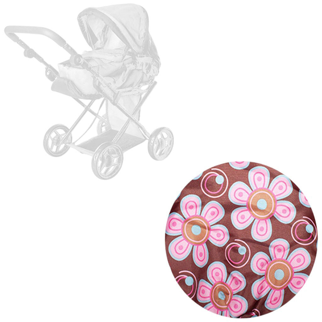 Коляска для ляльок "Квіточки", Melogo - № 2 Коляска для ляльок "Квіточки", Melogo - № 2