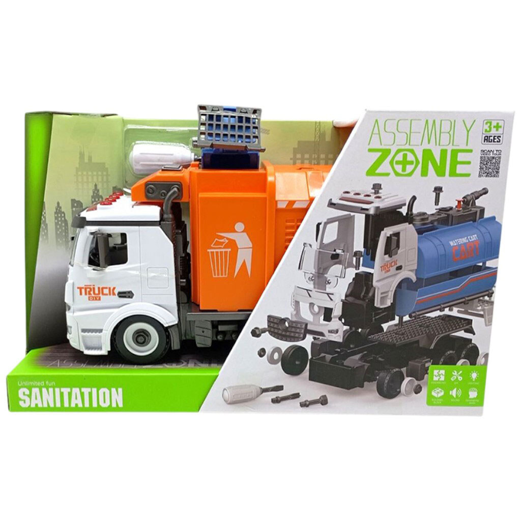 Машина-конструктор "Сміттєвоз", інерційна, YIWAN TOYS - № 2 Машина-конструктор "Сміттєвоз", інерційна, YIWAN TOYS - № 2
