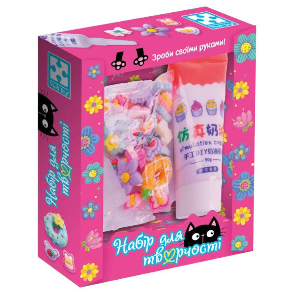 Набір для творчості "Клей з кабашонами. Серце мікс", Vladi Toys - № 1 Набір для творчості "Клей з кабашонами. Серце мікс", Vladi Toys - № 1