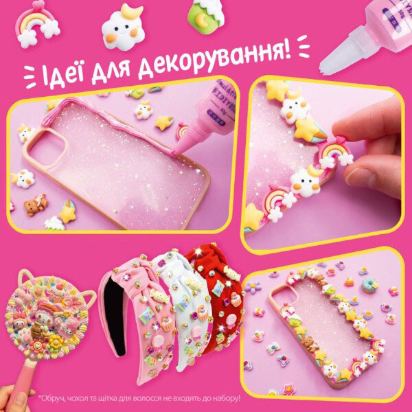 Набір для творчості "Клей з кабашонами. Серце мікс", Vladi Toys - № 2 Набір для творчості "Клей з кабашонами. Серце мікс", Vladi Toys - № 2