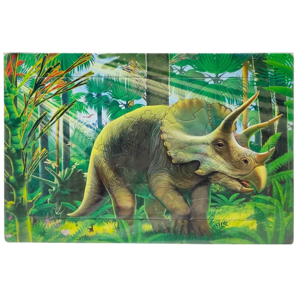 Пазл "Динозаври. Трицератопс", Mic - № 1 Пазл "Динозаври. Трицератопс", Mic - № 1