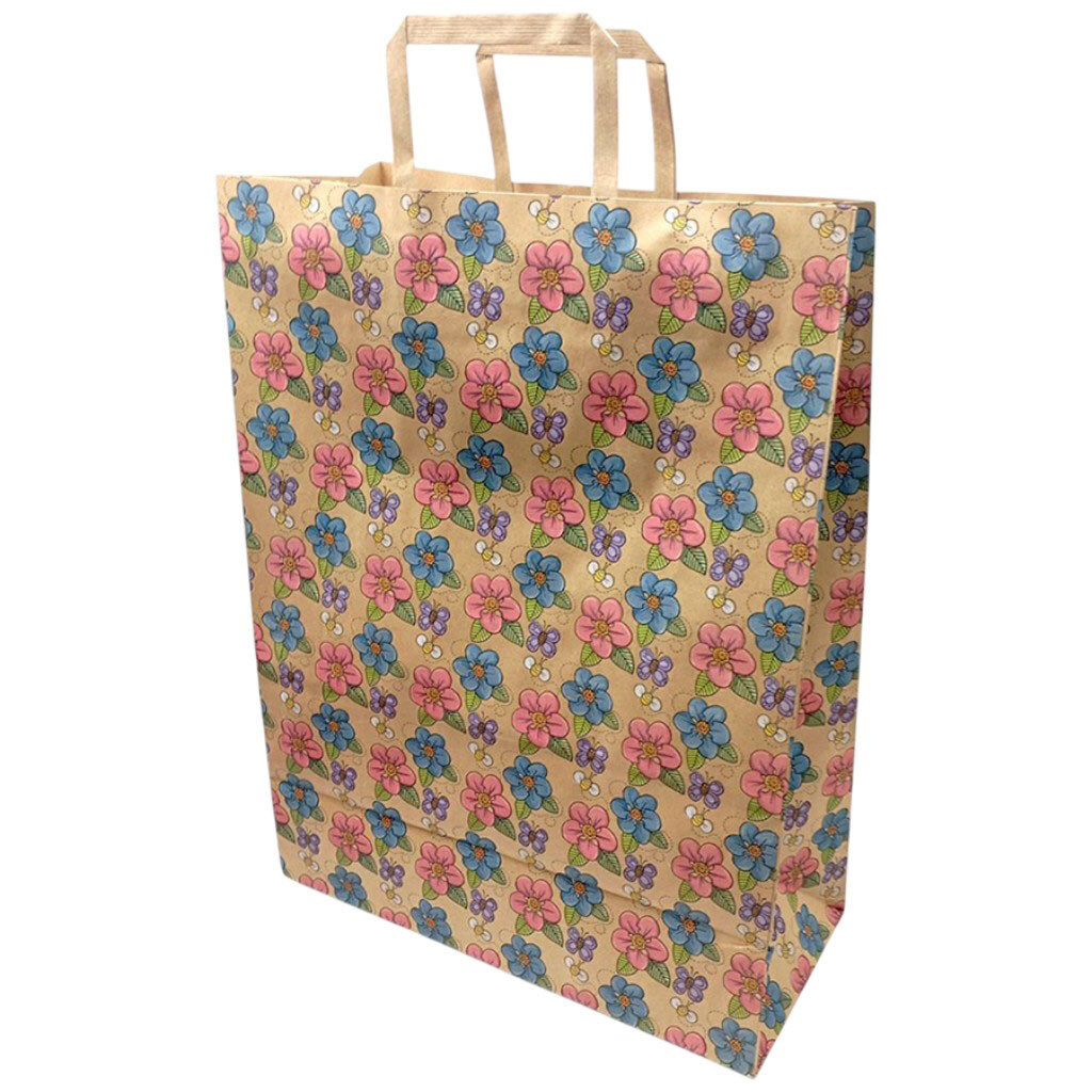 Пакет бумажный с ручками, бурый, 32х15х42см, Bourgeois - № 1 Пакет бумажный с ручками, бурый, 32х15х42см, Bourgeois - № 1