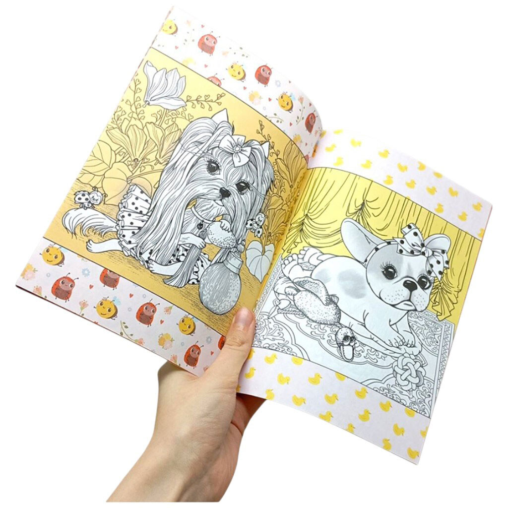 Раскраска "LITTLE ANIMALS 2", А5, Art Studio Of Happiness - № 2 Раскраска "LITTLE ANIMALS 2", А5, Art Studio Of Happiness - № 2