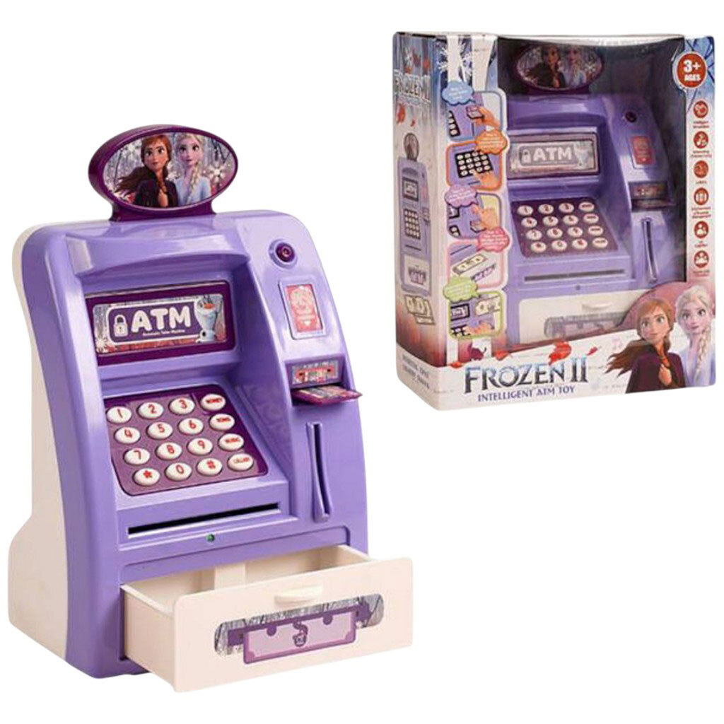 Сейф "Банкомат", звук, підсвічування, імітація сканування відбитка пальця, банкноти, картка, інструкція, в коробці, Mic - № 2 Сейф "Банкомат", звук, підсвічування, імітація сканування відбитка пальця, банкноти, картка, інструкція, в коробці, Mic - № 2