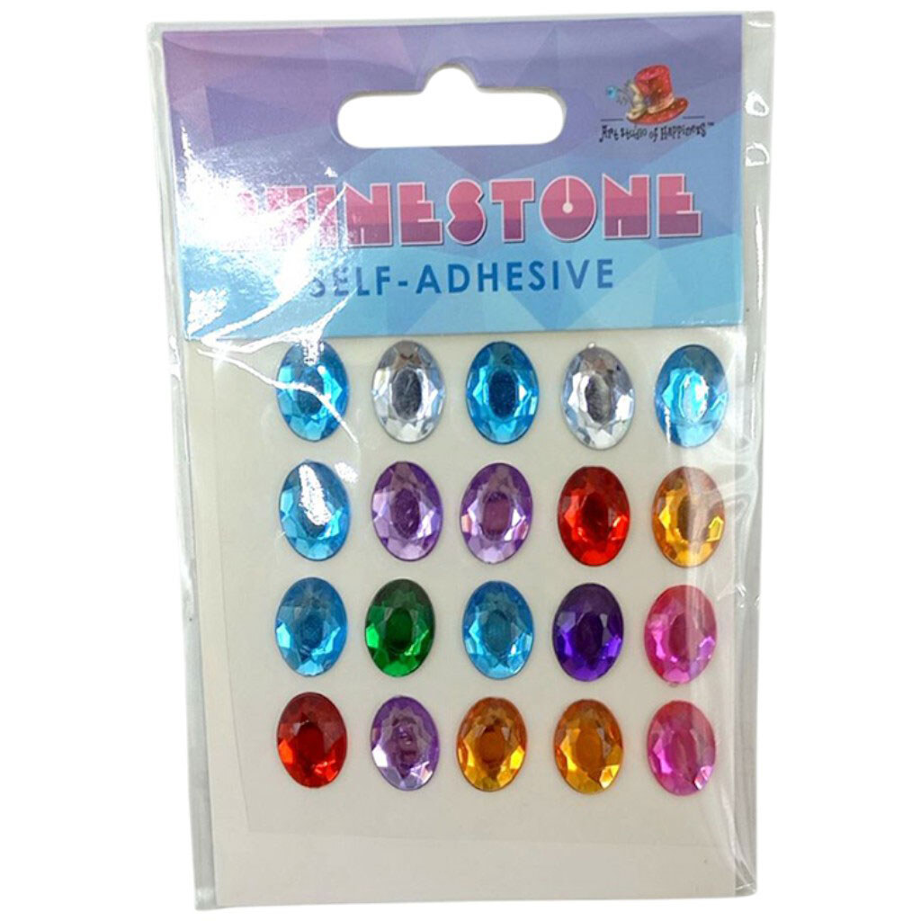 Стрази самоклеючі, 1,4x1,0см,20шт., Art Studio Of Happiness - № 1 Стрази самоклеючі, 1,4x1,0см,20шт., Art Studio Of Happiness - № 1