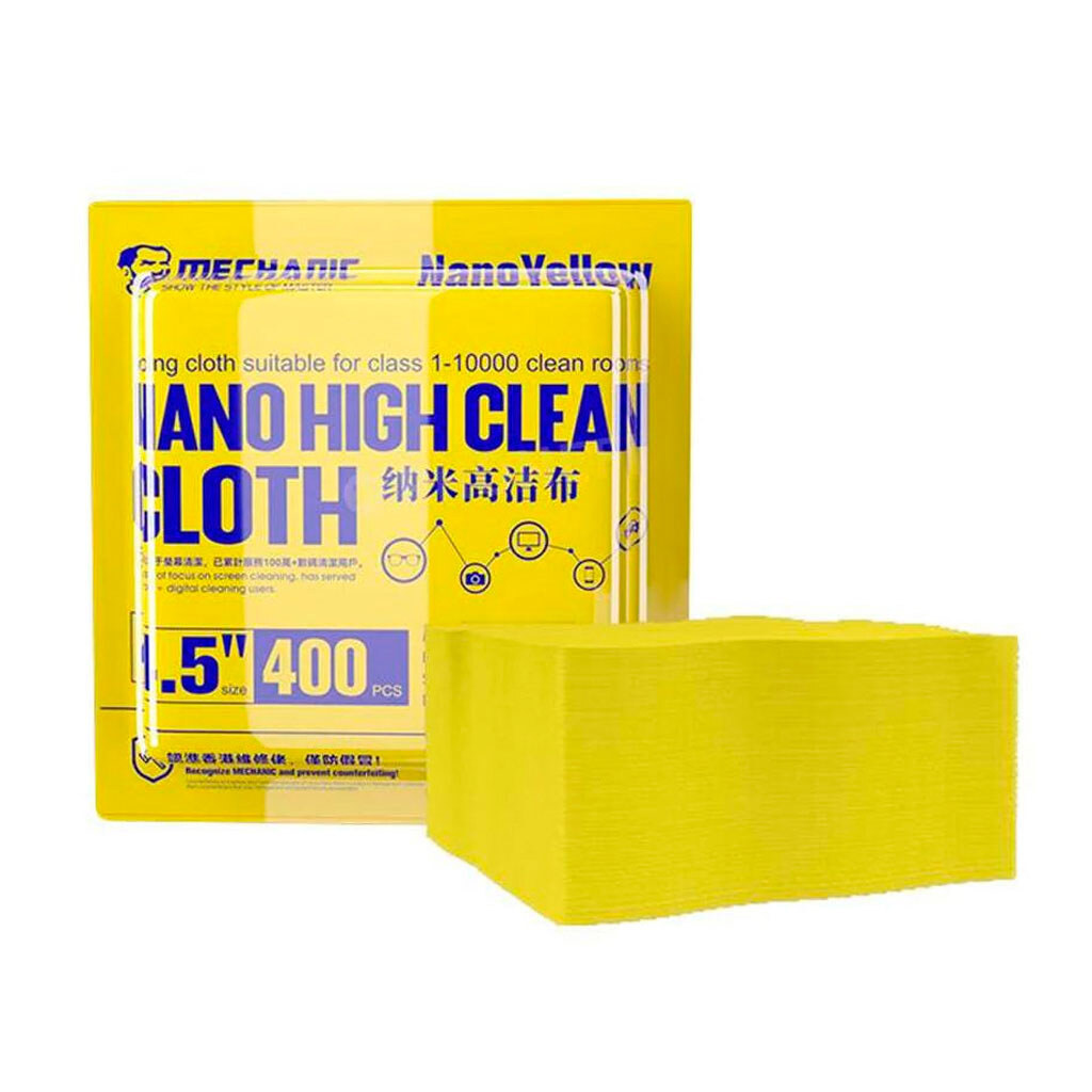 Микрофибра для чистки дисплеев Mechanic Nano, Желтый - № 1 Микрофибра для чистки дисплеев Mechanic Nano, Желтый - № 1