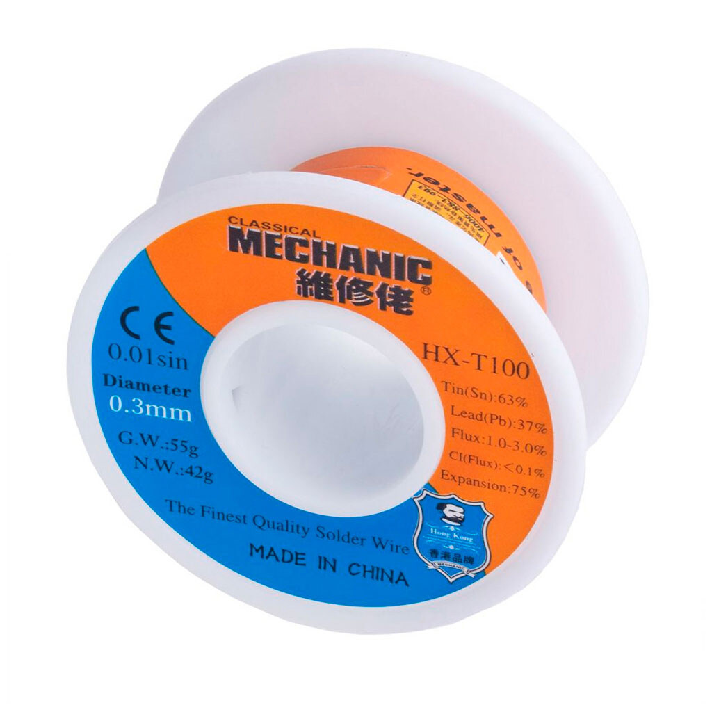 Припій Mechanic HX-T100, 42 гр. - № 1 Припій Mechanic HX-T100, 42 гр. - № 1