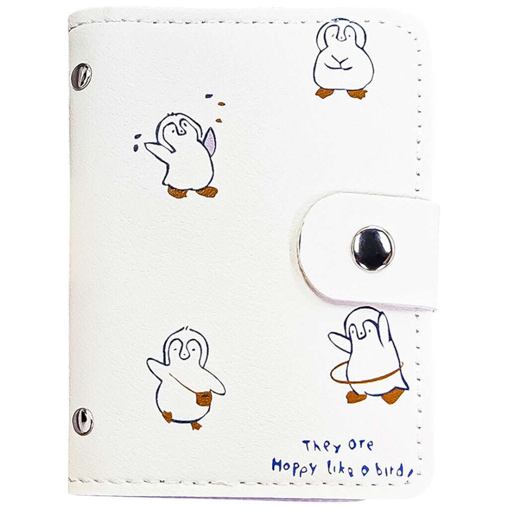 Визитница-книга на кнопке с принтом микс - № 1 Визитница-книга на кнопке с принтом микс - № 1