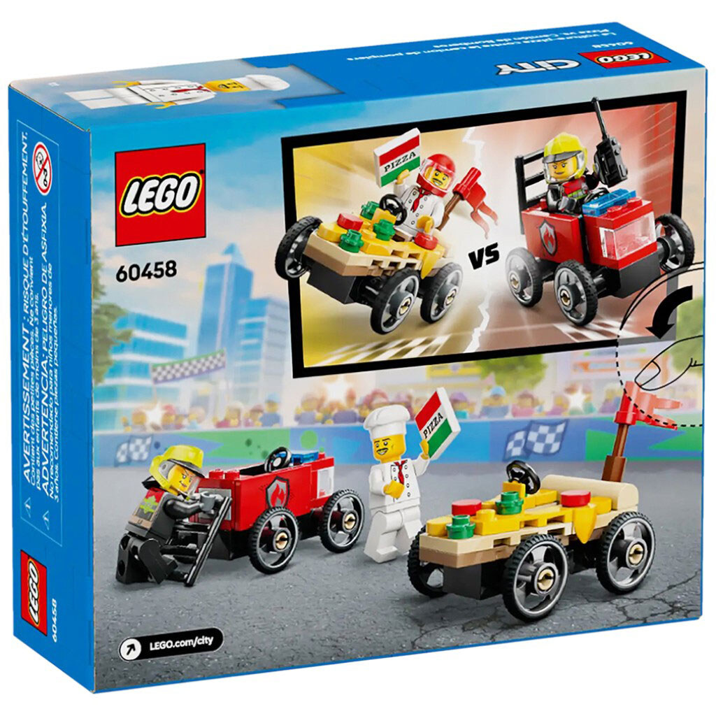 Конструктор LEGO "Піца-авто проти пожежної машини: Набір перегонів" - № 2 Конструктор LEGO "Піца-авто проти пожежної машини: Набір перегонів" - № 2