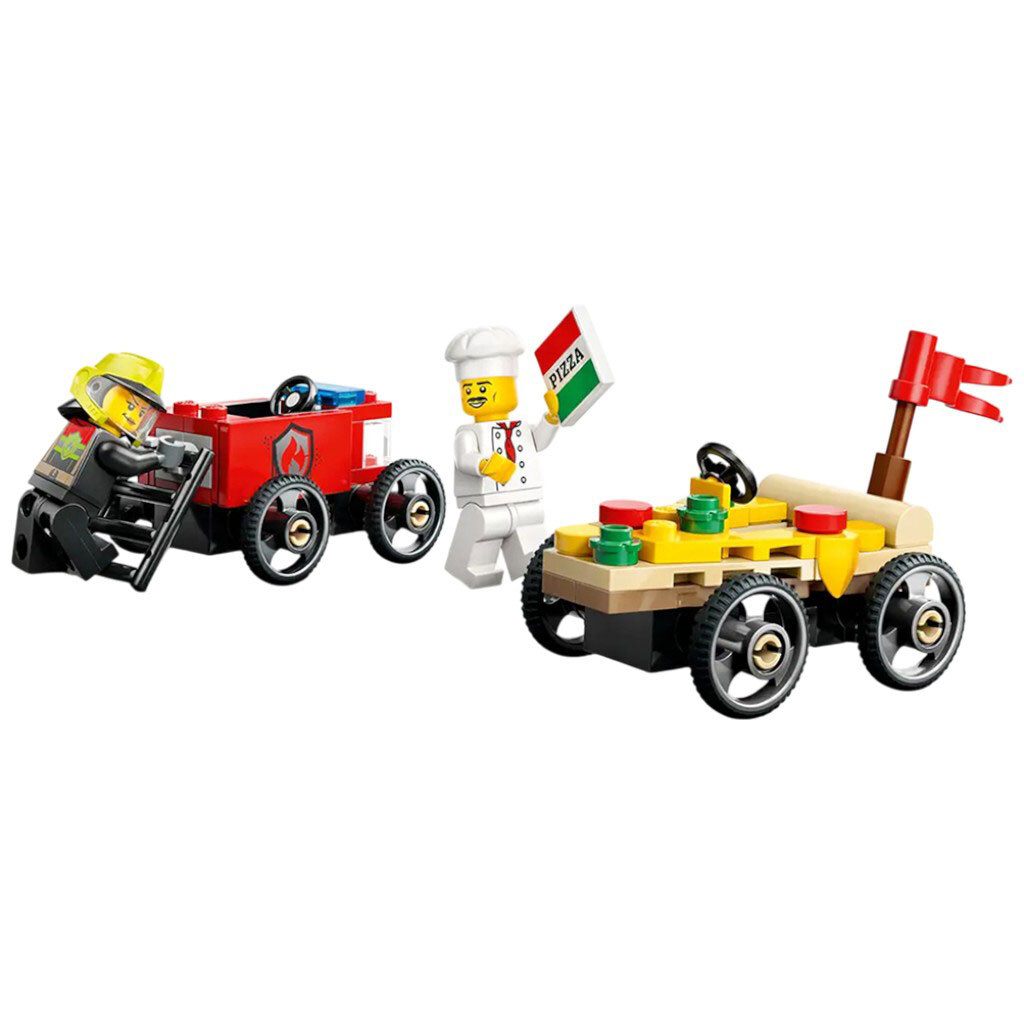 Конструктор LEGO "Піца-авто проти пожежної машини: Набір перегонів" - № 4 Конструктор LEGO "Піца-авто проти пожежної машини: Набір перегонів" - № 4