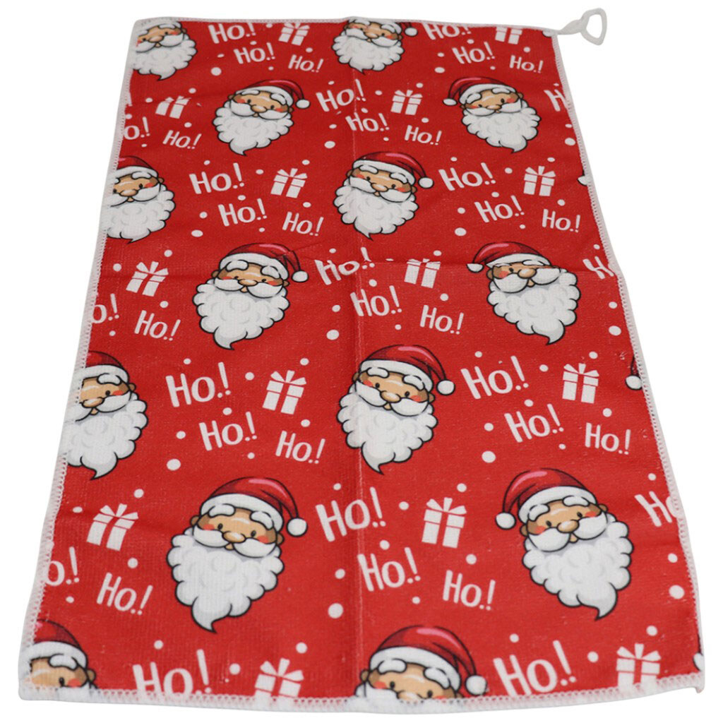 Полотенце кухонное микрофибра с рождественским принтом, 30х50 см - № 2 Полотенце кухонное микрофибра с рождественским принтом, 30х50 см - № 2