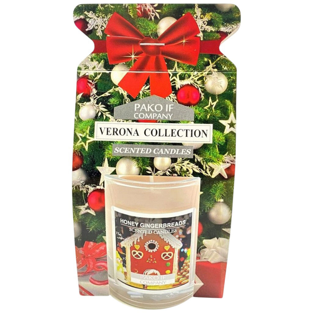 Свічка в баночці Pako-If Verona Collection NY Медовий пряник - № 1 Свічка в баночці Pako-If Verona Collection NY Медовий пряник - № 1