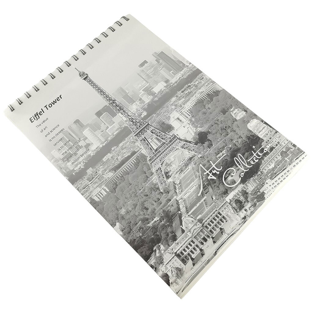 Скетчбук А4 на спирали "Города мира", 45 листов - № 2 Скетчбук А4 на спирали "Города мира", 45 листов - № 2