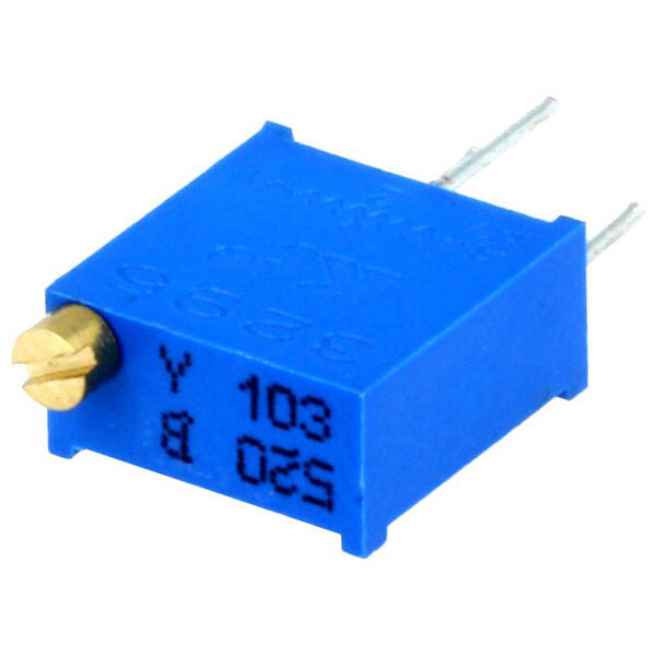 Резистор подстроечный 3296Y-100R - № 1 Резистор подстроечный 3296Y-100R - № 1