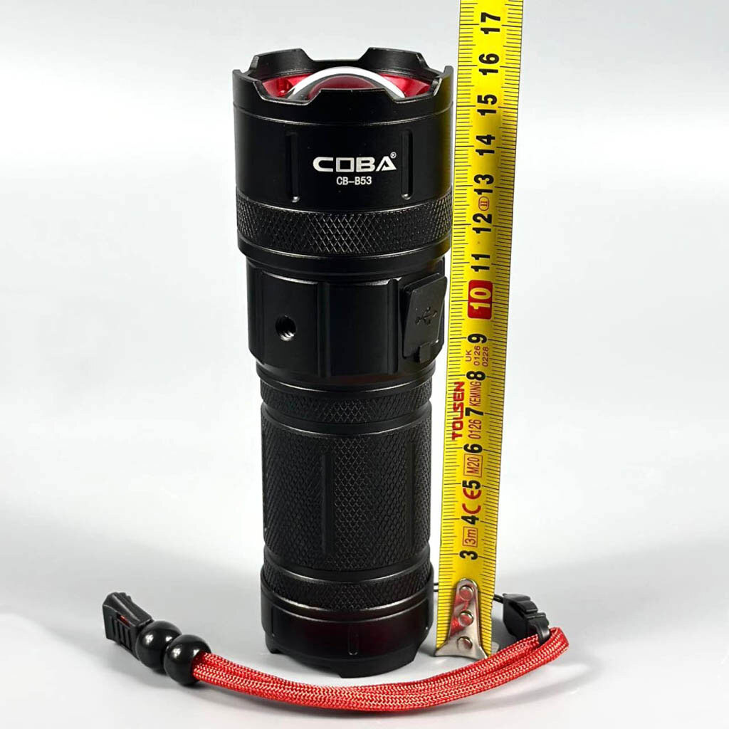 Ліхтарик CB-B53-TG, Чорний - № 6 Ліхтарик CB-B53-TG, Чорний - № 6