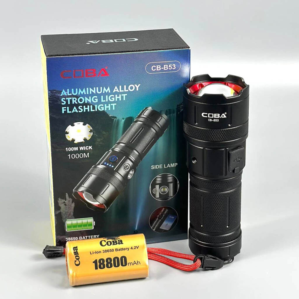 Ліхтарик CB-B53-TG, Чорний - № 7 Ліхтарик CB-B53-TG, Чорний - № 7