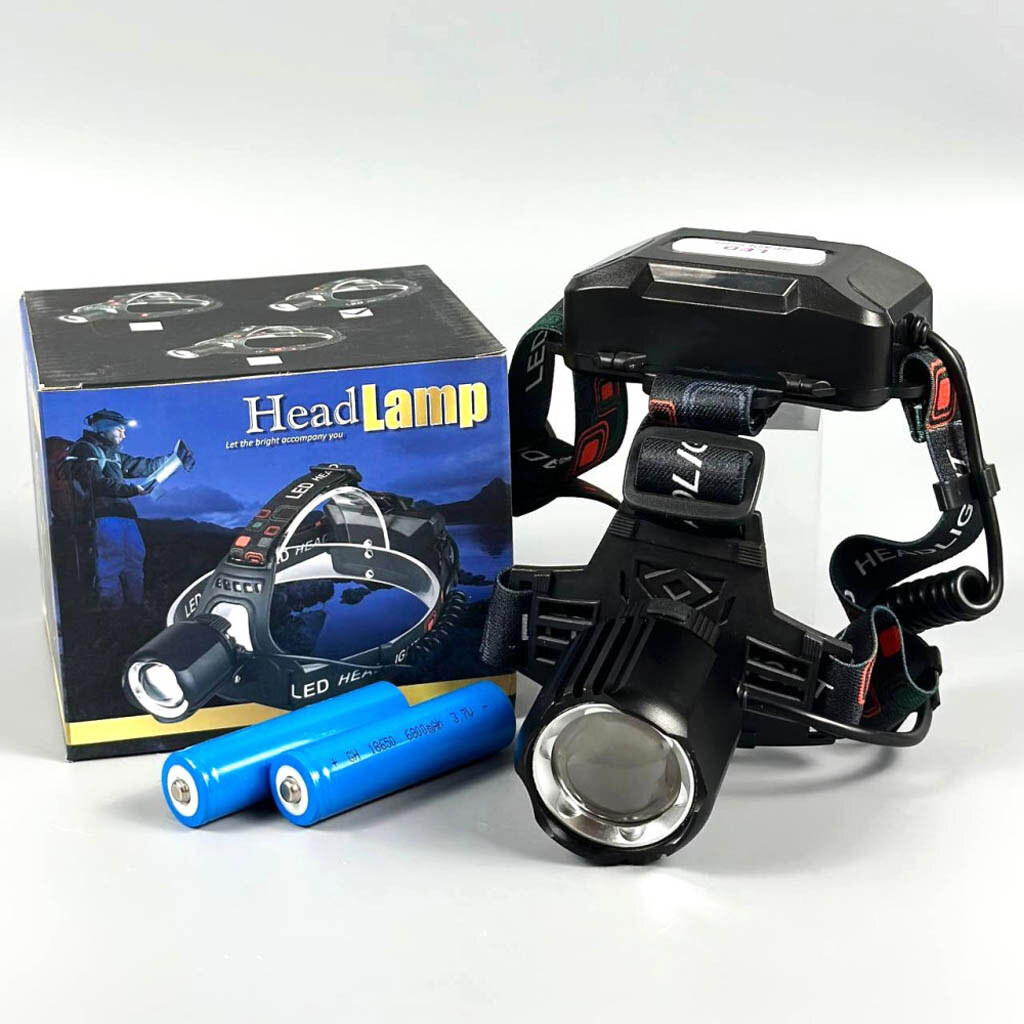 Налобний ліхтар PLD-T115-2PM10-TG, Чорний - № 8 Налобний ліхтар PLD-T115-2PM10-TG, Чорний - № 8