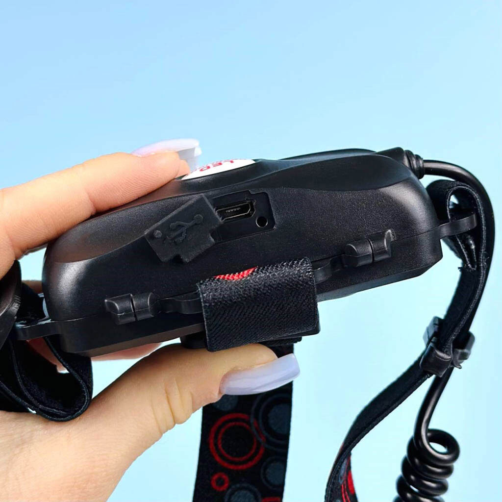 Налобний ліхтар Police 2117-T6, Чорний - № 2 Налобний ліхтар Police 2117-T6, Чорний - № 2