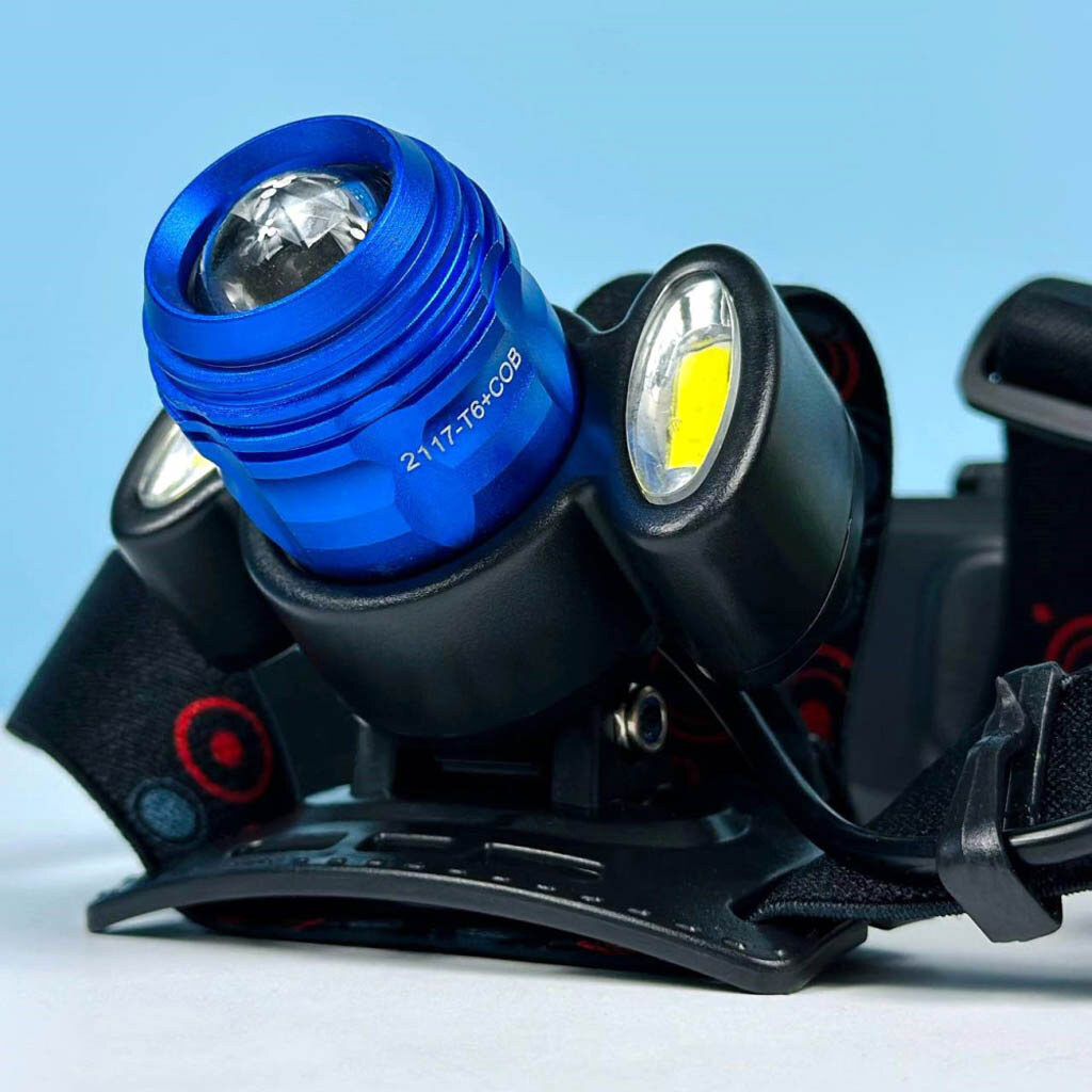 Налобний ліхтар Police 2117-T6, Чорний - № 5 Налобний ліхтар Police 2117-T6, Чорний - № 5