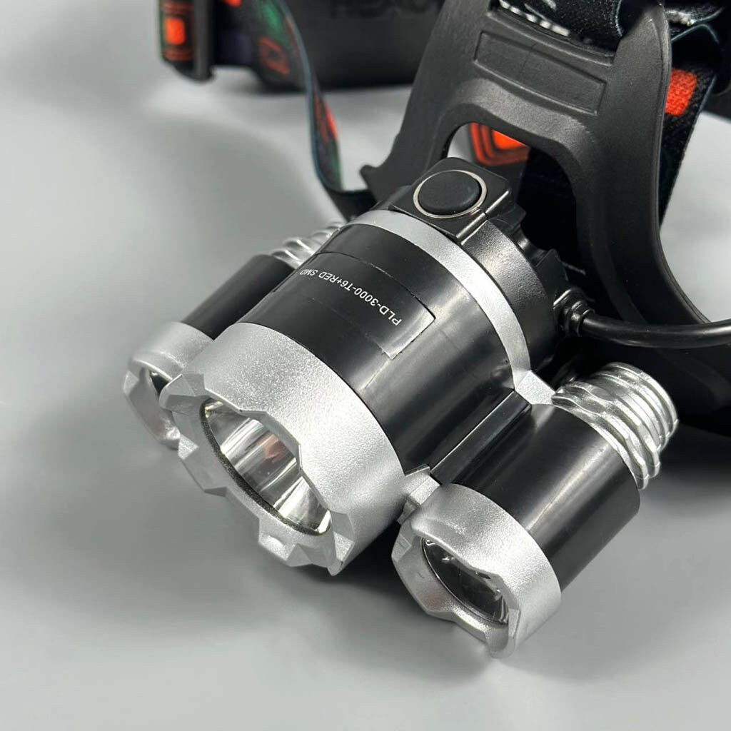 Налобний ліхтар Police 3000-T6, Чорний - № 2 Налобний ліхтар Police 3000-T6, Чорний - № 2