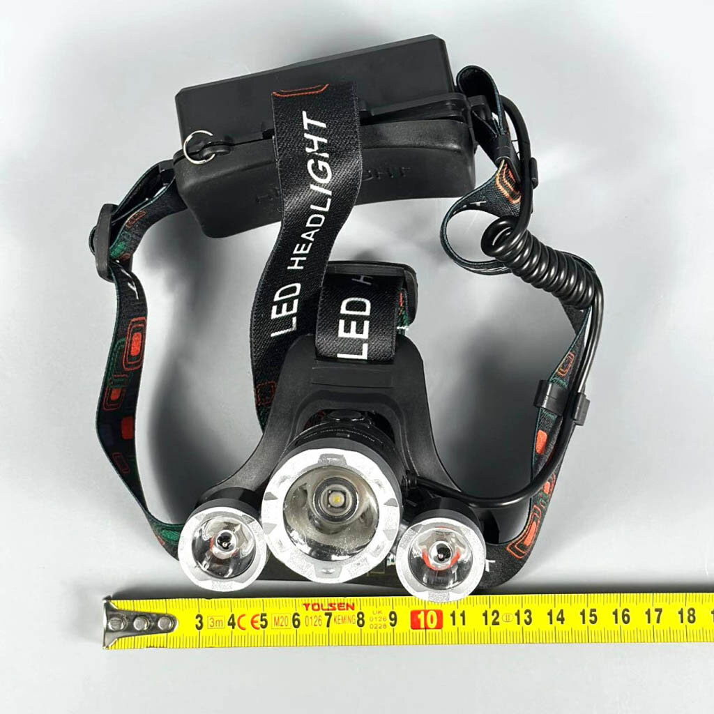 Налобний ліхтар Police 3000-T6, Чорний - № 7 Налобний ліхтар Police 3000-T6, Чорний - № 7