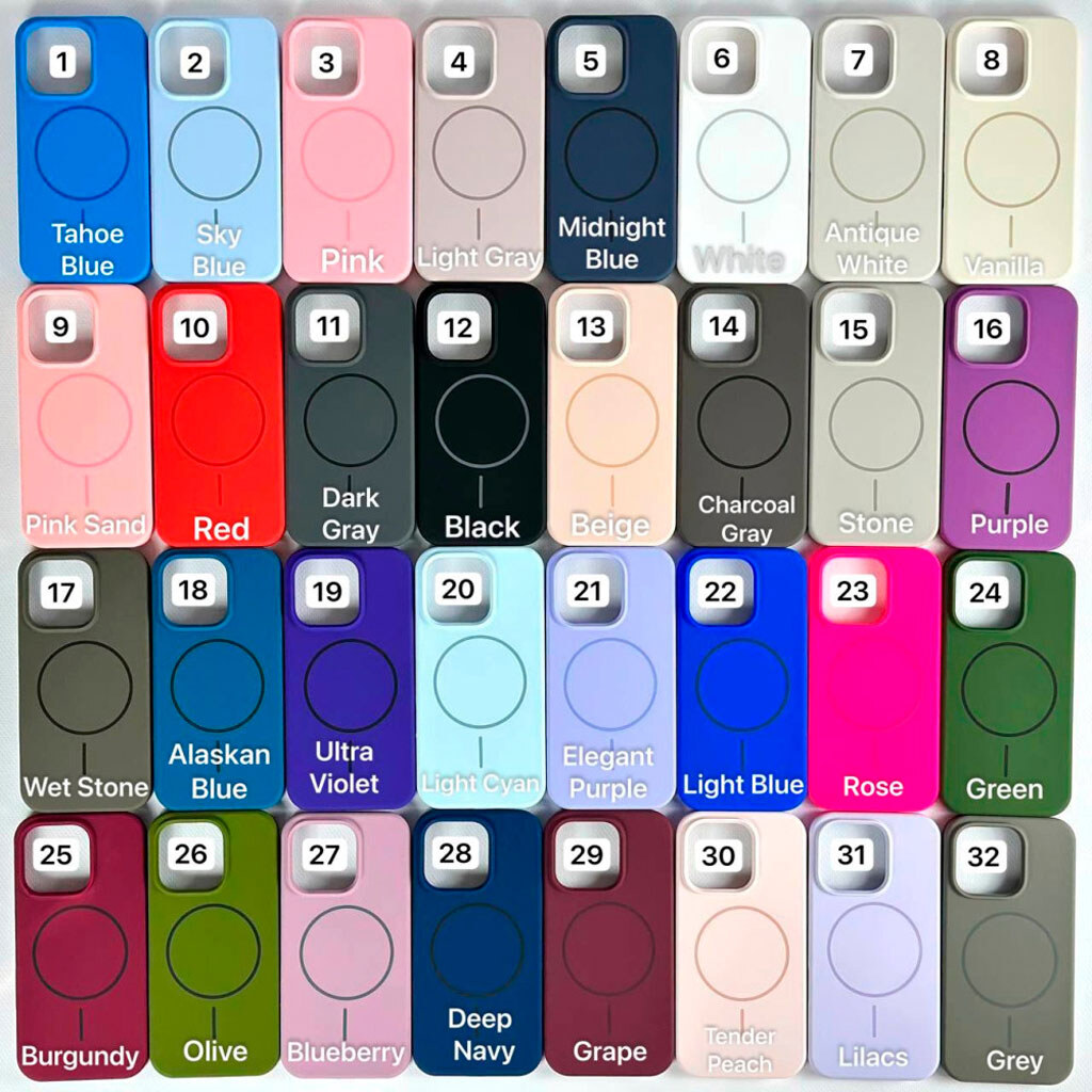 Чохол (накладка) Apple iPhone 13, Air Beats, MagSafe, Червоний - № 8 Чохол (накладка) Apple iPhone 13, Air Beats, MagSafe, Червоний - № 8