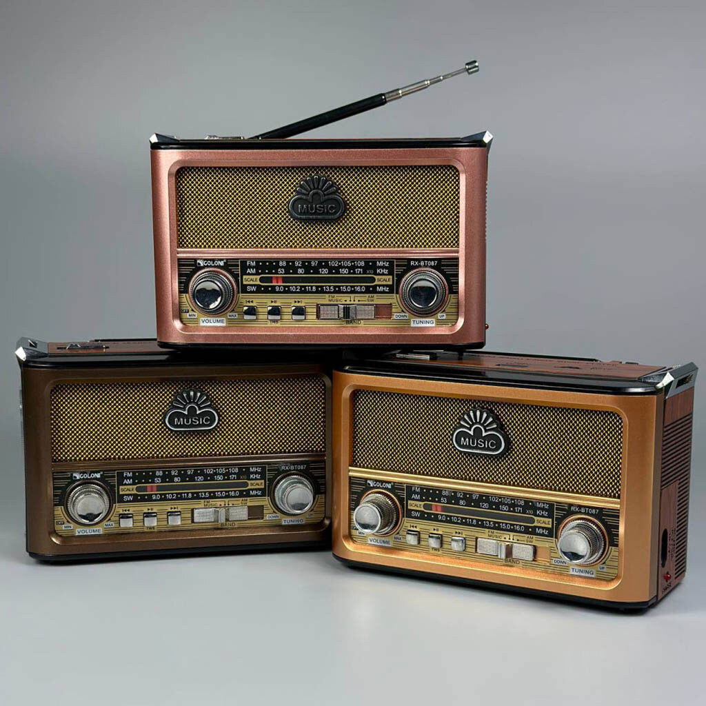 Радиоприемник Golon RX-BT087, Розовый - № 2 Радиоприемник Golon RX-BT087, Розовый - № 2