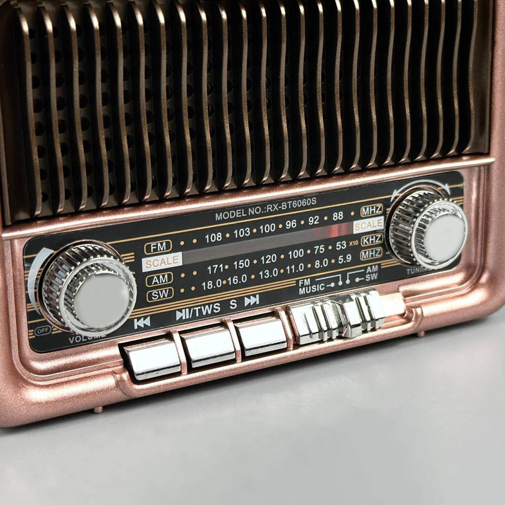 Радиоприемник Golon RX-BT6060S, Коричневый - № 3 Радиоприемник Golon RX-BT6060S, Коричневый - № 3
