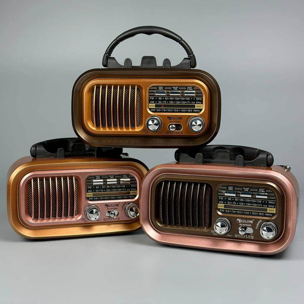 Радиоприемник Golon RX-BT628S, Коричневый - № 2 Радиоприемник Golon RX-BT628S, Коричневый - № 2