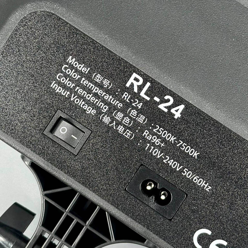 Прямокутна LED лампа Ring Light RL-24, Чорний - № 3 Прямокутна LED лампа Ring Light RL-24, Чорний - № 3