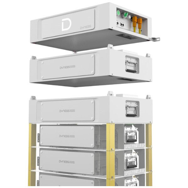 BMS модуль с подогревом BDU + база для Dyness Stack100, Белый - № 2 BMS модуль с подогревом BDU + база для Dyness Stack100, Белый - № 2