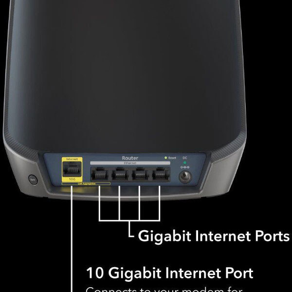 WiFi Mesh-система Netgear Orbi RBK862SB, Черный - № 3 WiFi Mesh-система Netgear Orbi RBK862SB, Черный - № 3