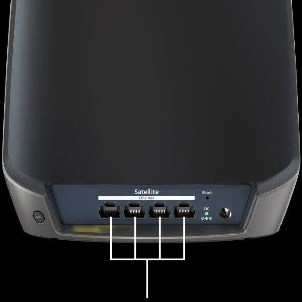 WiFi Mesh-система Netgear Orbi RBK862SB, Черный - № 4 WiFi Mesh-система Netgear Orbi RBK862SB, Черный - № 4