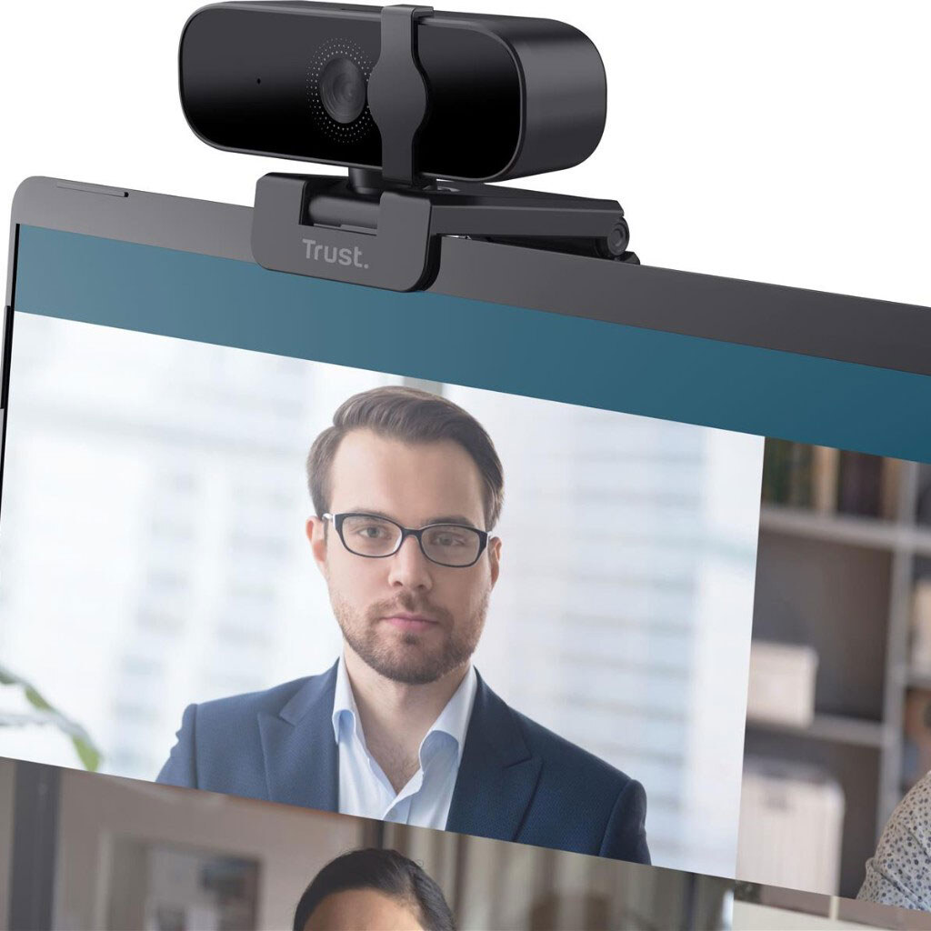 Веб-камера Trust Tanor Full HD, Чорний - № 6 Веб-камера Trust Tanor Full HD, Чорний - № 6