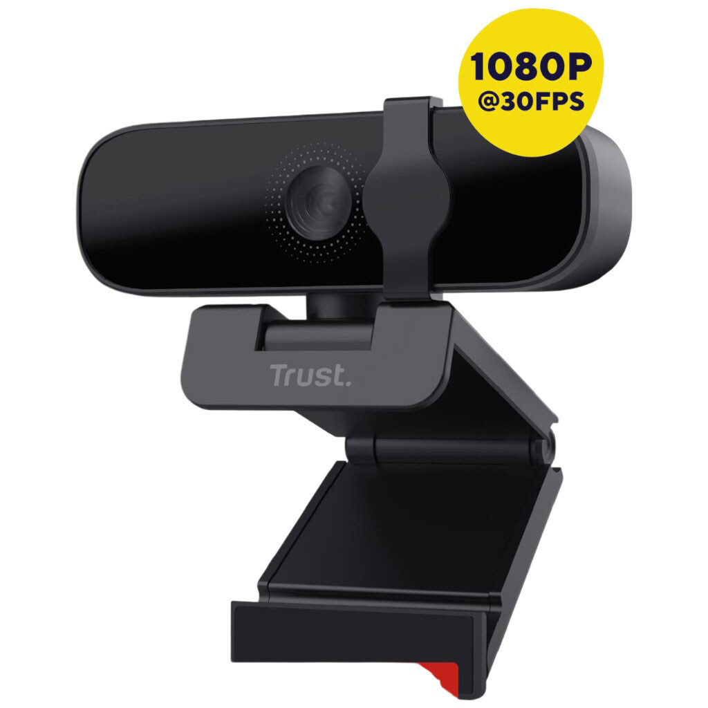 Веб-камера Trust Tanor Full HD, Чорний - № 8 Веб-камера Trust Tanor Full HD, Чорний - № 8