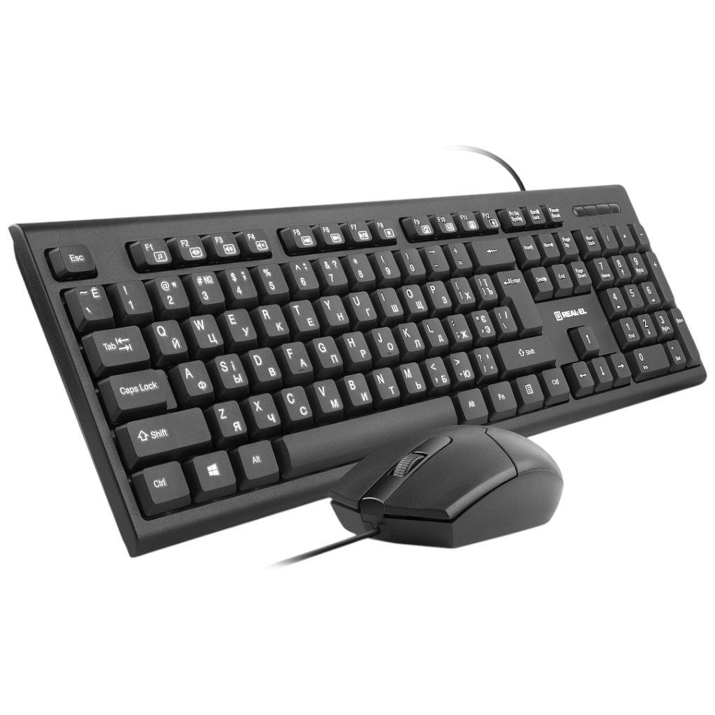 Клавіатура та миша REAL-EL Kit 511, Чорний - № 2 Клавіатура та миша REAL-EL Kit 511, Чорний - № 2