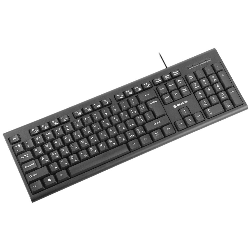 Клавіатура та миша REAL-EL Kit 511, Чорний - № 4 Клавіатура та миша REAL-EL Kit 511, Чорний - № 4