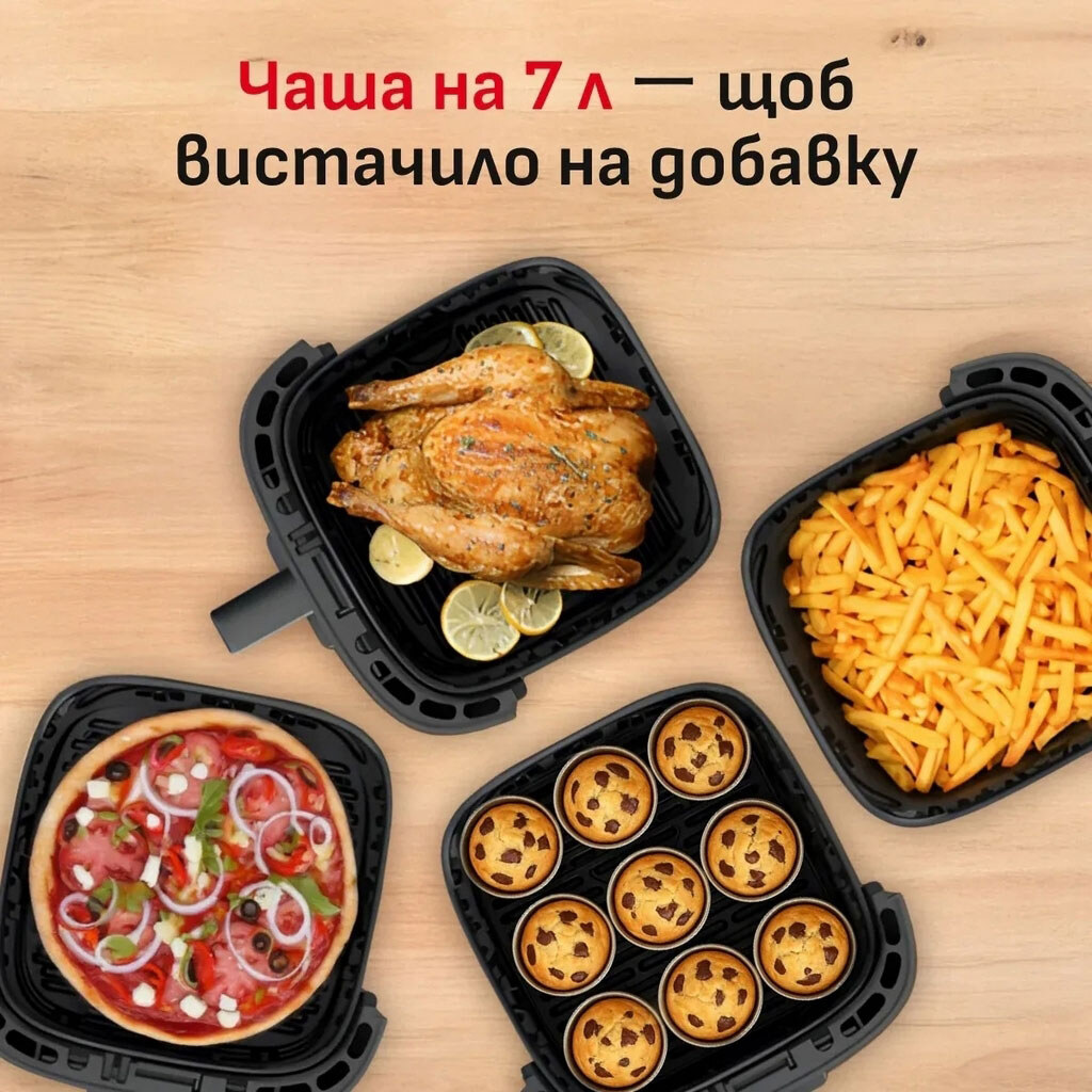 Мультипіч Tefal Easy Fry Silence XXL EY8428E0, Чорний - № 6 Мультипіч Tefal Easy Fry Silence XXL EY8428E0, Чорний - № 6