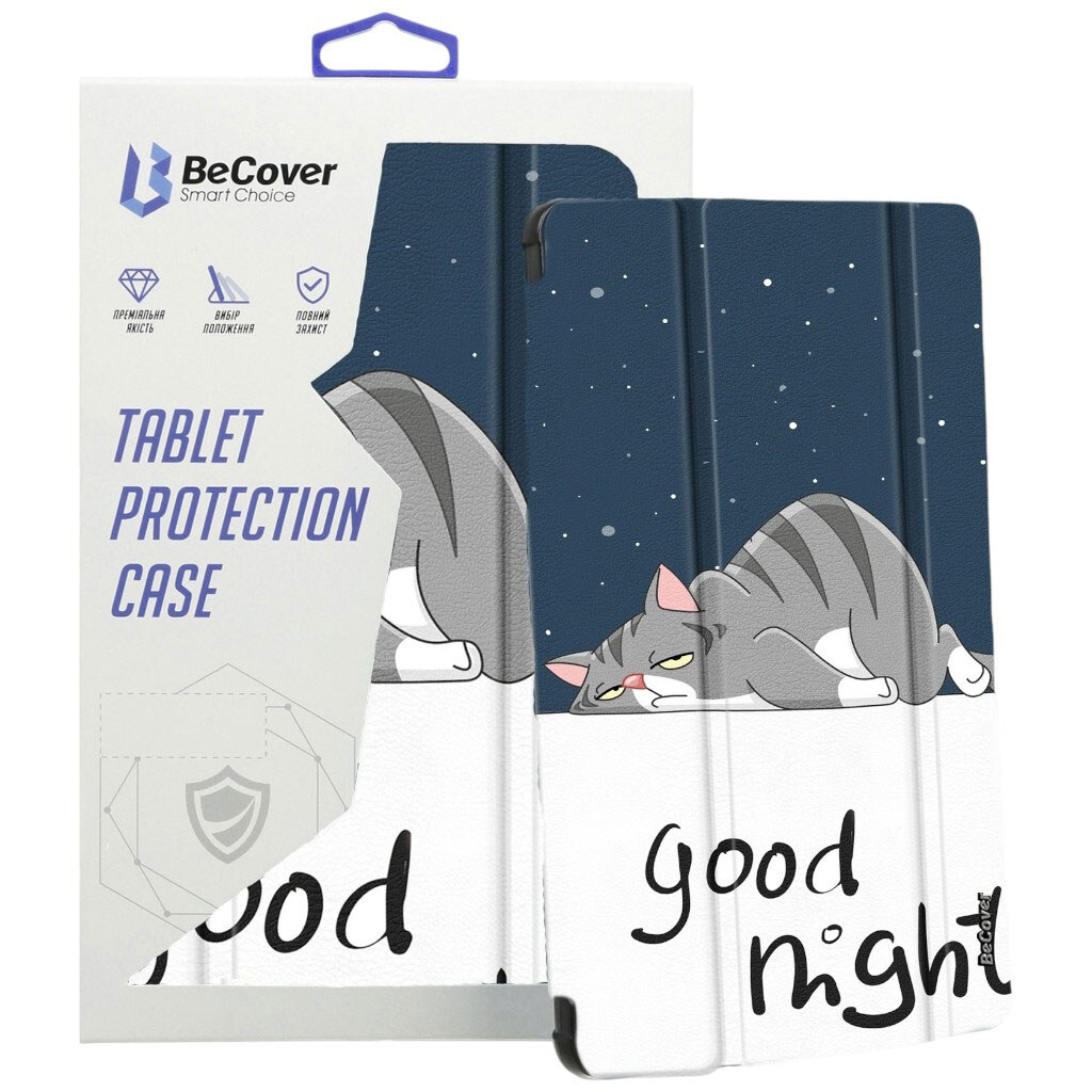 Чохол (книжка) Xiaomi Pad 6S Pro, BeCover Smart Case, Good Night, Малюнок - № 2 Чохол (книжка) Xiaomi Pad 6S Pro, BeCover Smart Case, Good Night, Малюнок - № 2