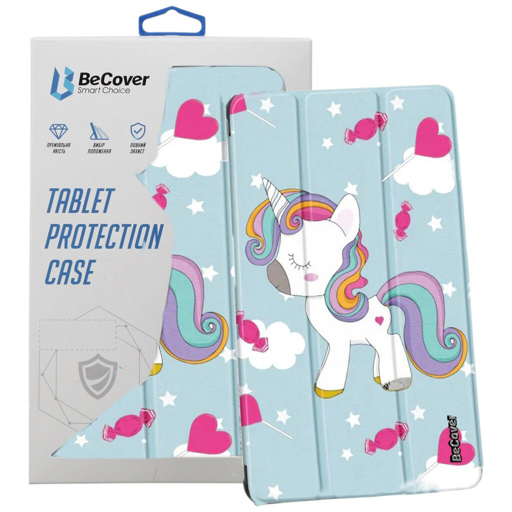 Чохол (книжка) Xiaomi Pad 6S Pro, BeCover Smart Case, Unicorn, Малюнок - № 3 Чохол (книжка) Xiaomi Pad 6S Pro, BeCover Smart Case, Unicorn, Малюнок - № 3